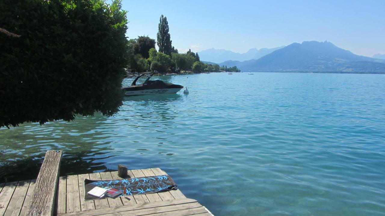 Villa Le Lac Cottage Au Bord Du Lac D'Annecy - Chambre Chez L'Habitant - Les Terrasses Du Lac Veyrier-du-Lac Bagian luar foto